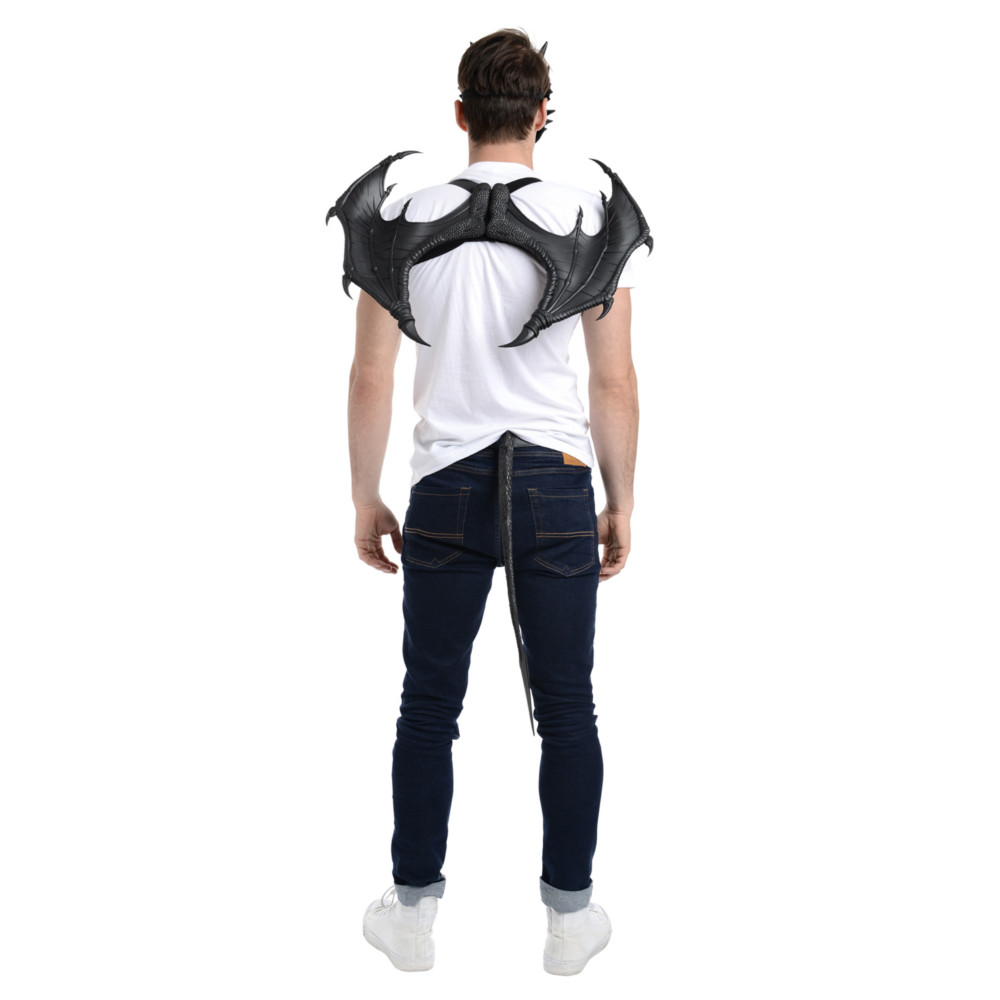 Zac's Alter Ego - Rubber dragon Les ailes - Noir